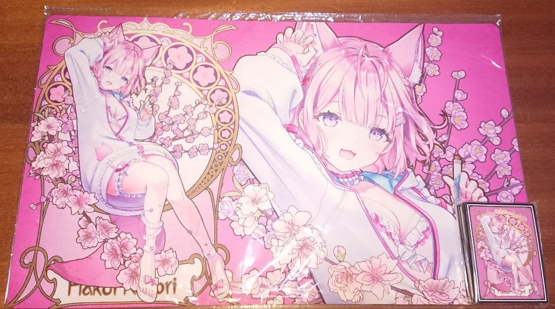Hololive Hakuikoyori sleeve play mat set #b92ece