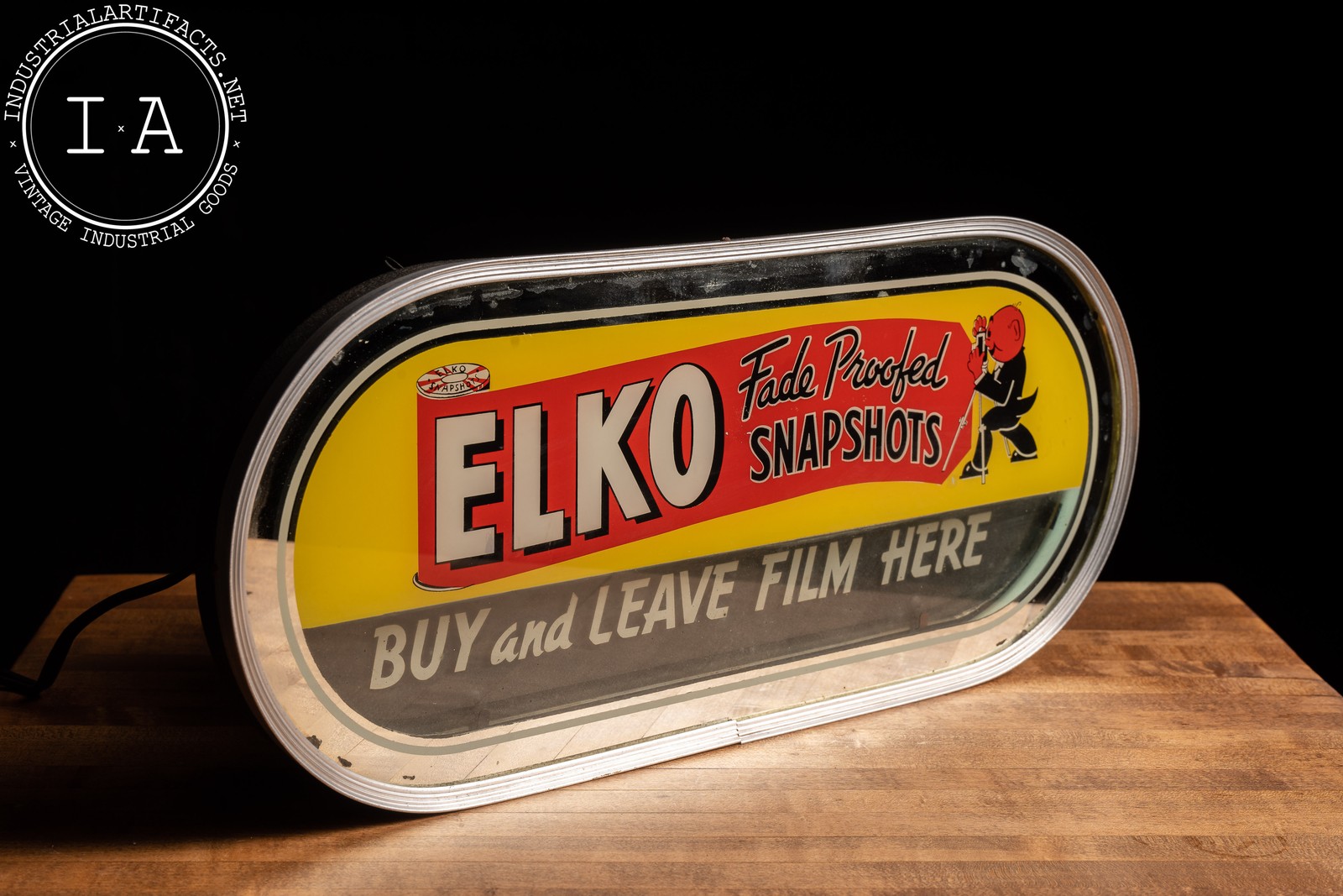 Elko Fade Proofed Snapshots Lighted Sign Elko Fade Proofed Snapshots Lighted Sign