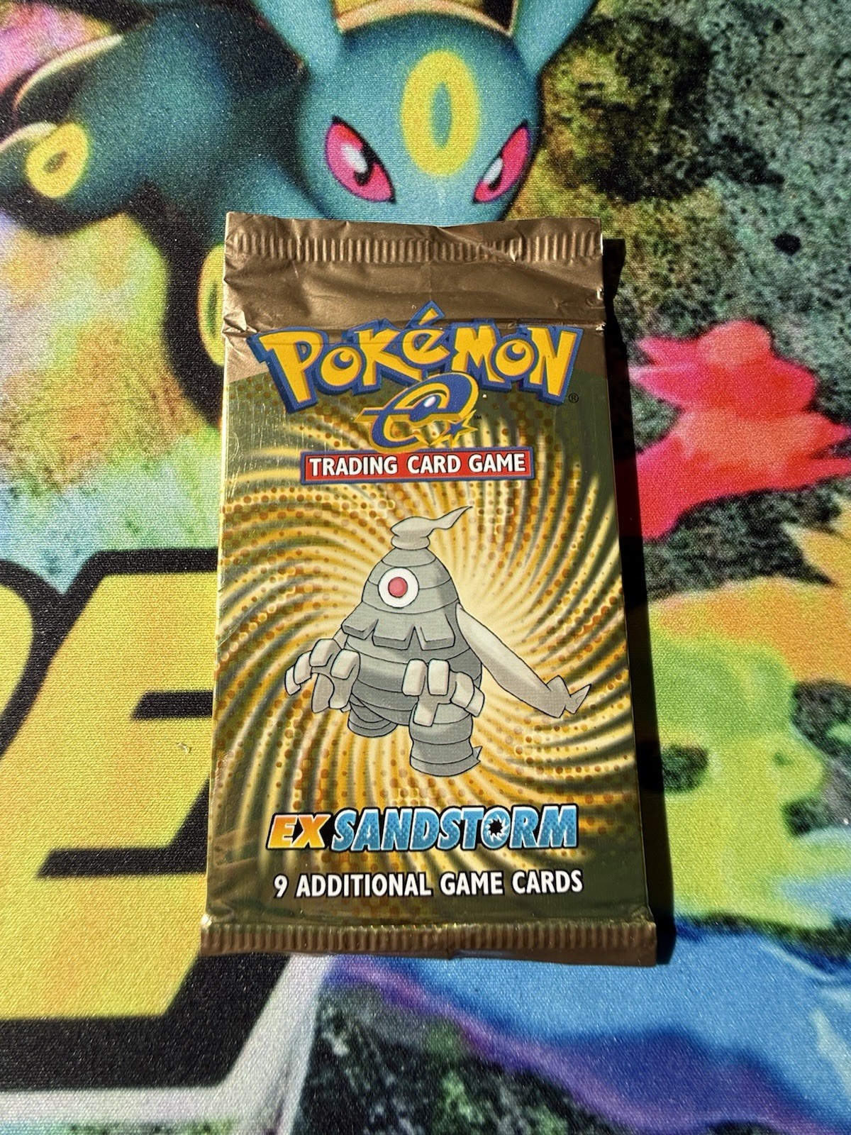 Pokemon Booster Pack Ex Sandstorm 2003 Foil Pack Sealed 17.45 WOTC ENG Pokemon Booster Pack Ex Sandstorm 2003 Foil Pack Sealed 17.45 WOTC ENG