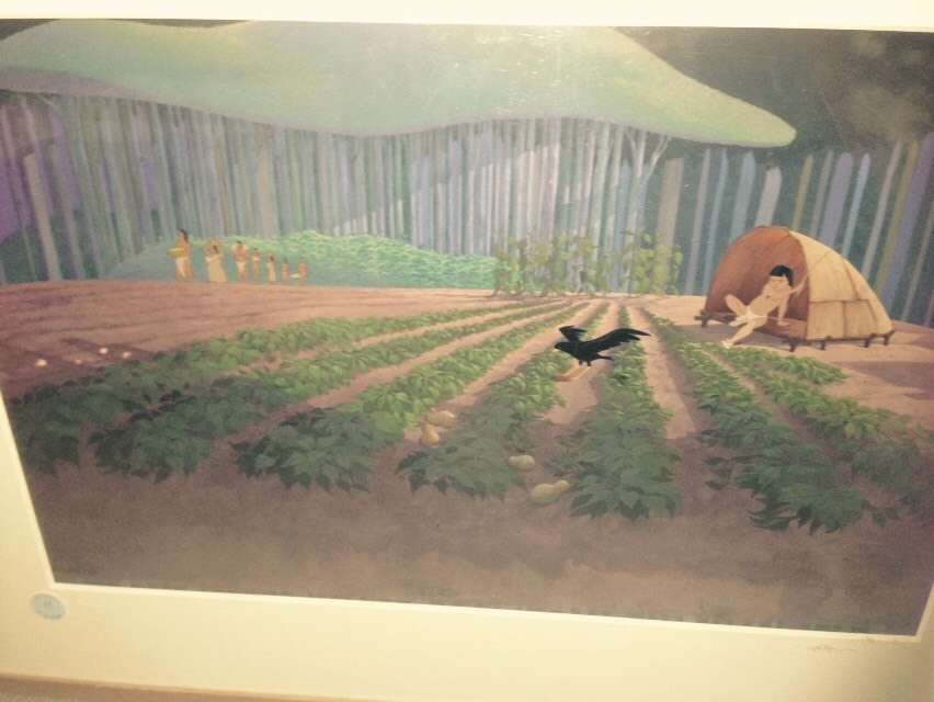 Disney's Pocahontas Production Background Sotheby's Feb 28, 1996 Auction Disney's Pocahontas Production Background Sotheby's Feb 28, 1996 Auction