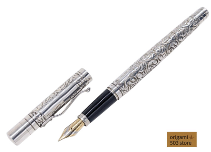 Yard-O’Led Viceroy Victorian Fountain Pen – 18K Fine Nib, 1990s Vintage Rare Yard-O’Led Viceroy Victorian Fountain Pen – 18K Fine Nib, 1990s Vintage Rare