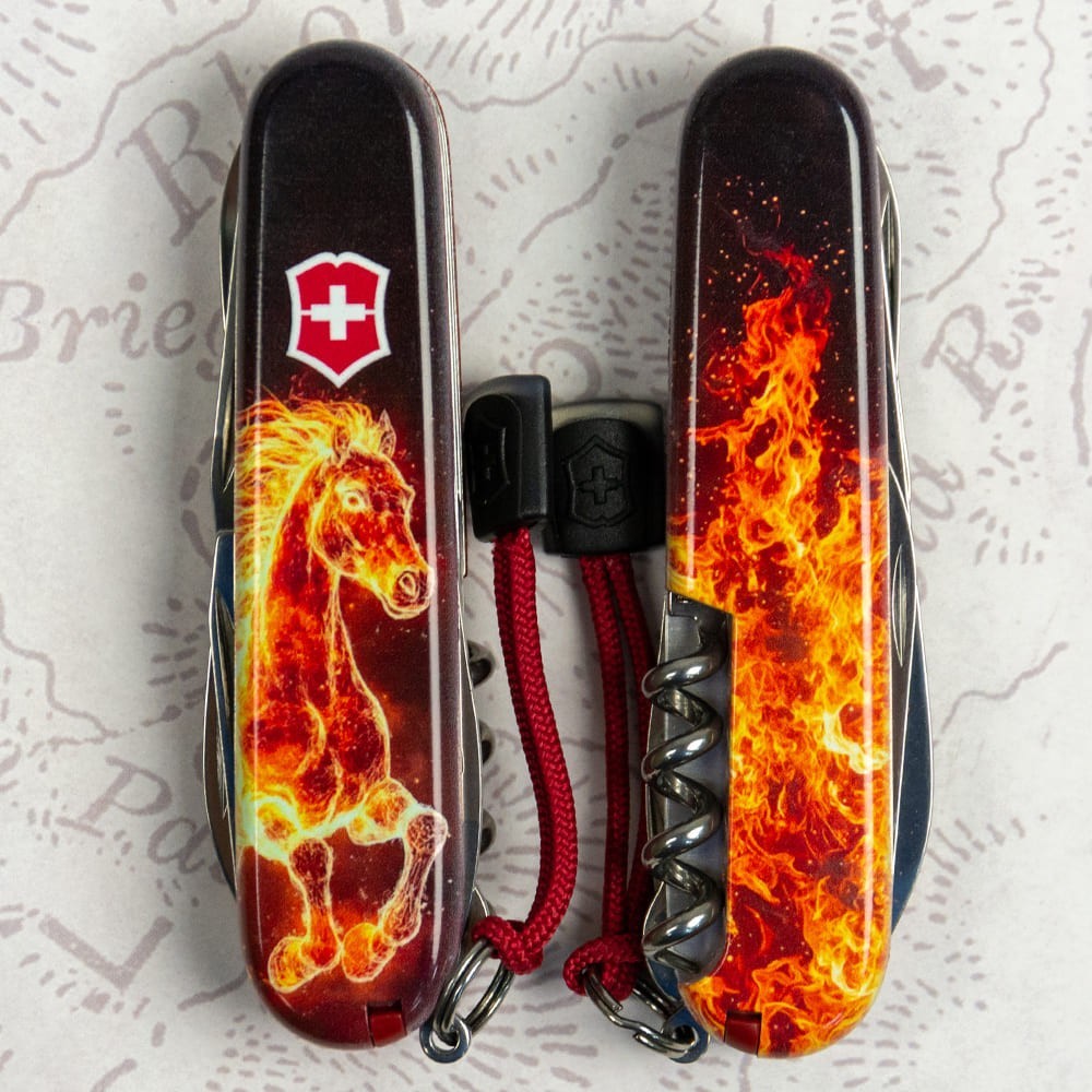 Victorinox CLIMBER Swiss Army Knife FLAME HORSE Design GLOSS Zodiac 2026 Special Victorinox CLIMBER Swiss Army Knife FLAME HORSE Design GLOSS Zodiac 2026 Special