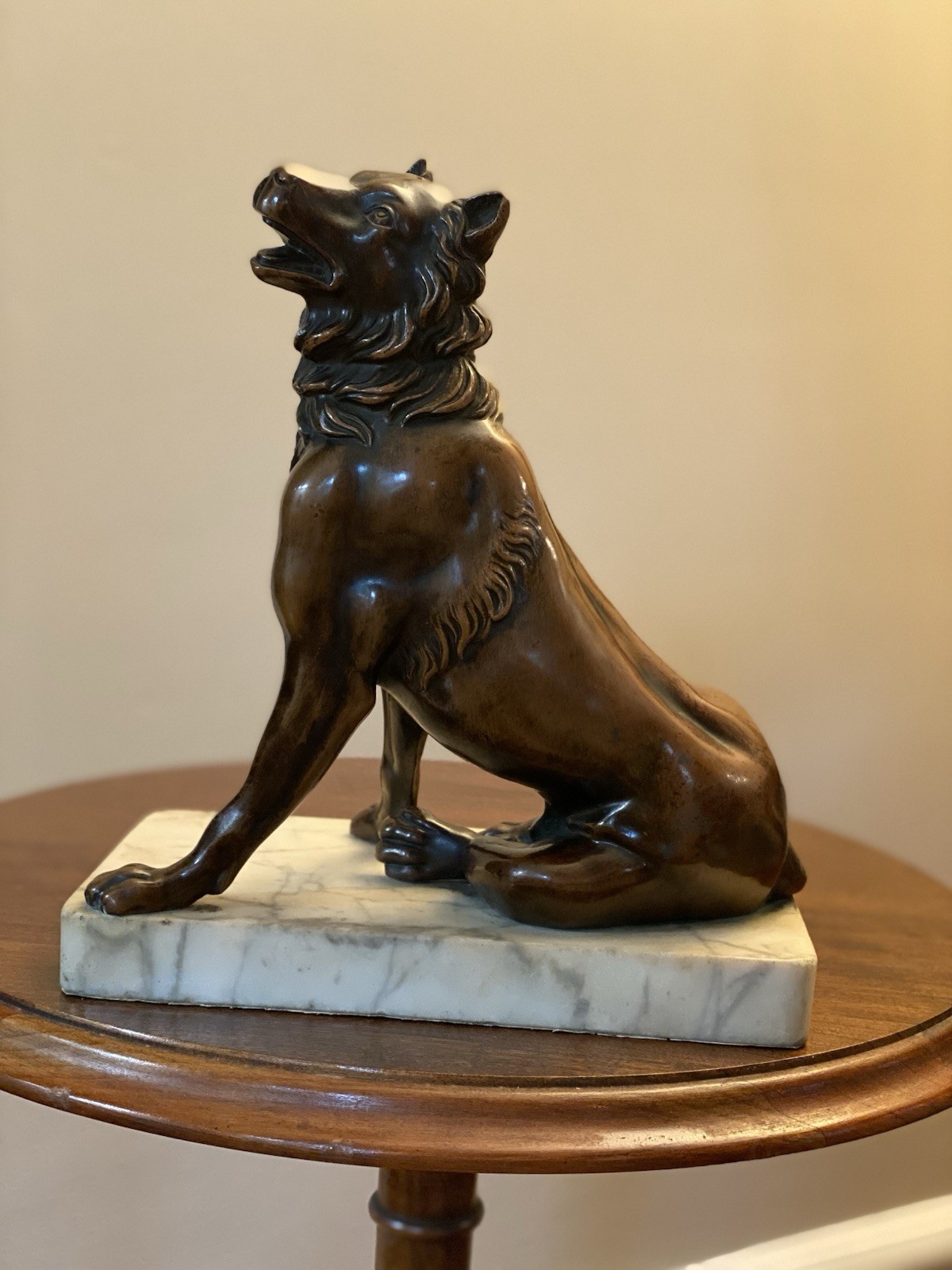Antique Bronze ‘Jennings Dog’ Sculpture Elkington Co. Grand Tour