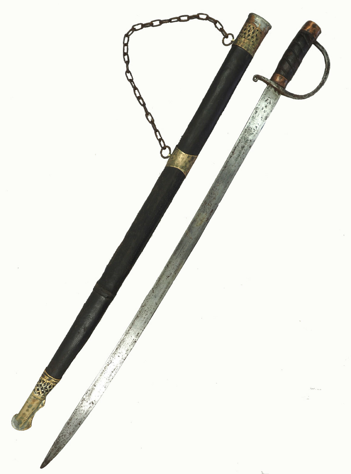 antique islamic sword sabre shamshir Knife Säbel messer schwert Afghanistan 19U