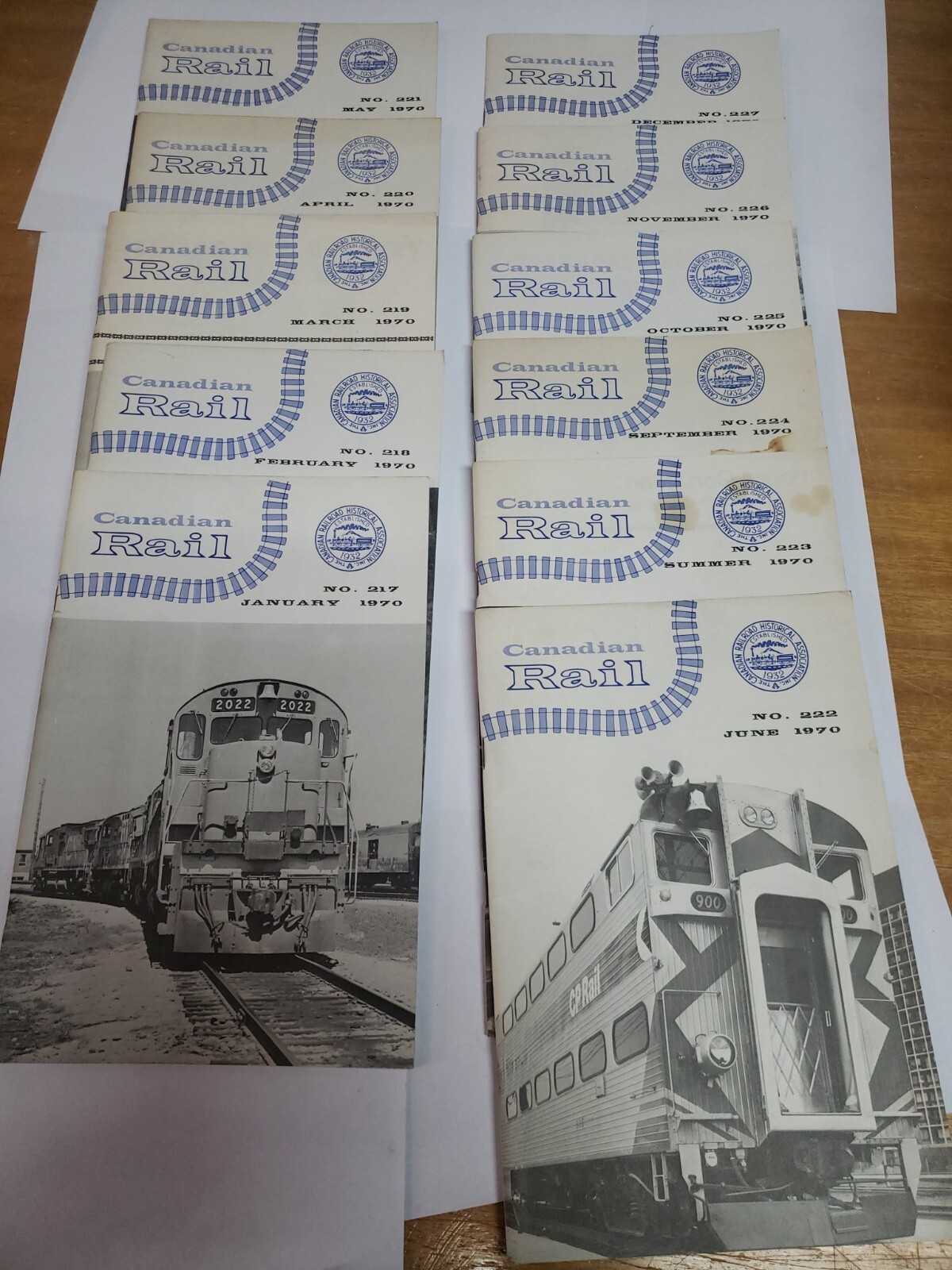 Canadian Rail Magazine 1970 (complete year) 11 issues 1970 Canadian Rail Magazine 1970 (complete year) 11 issues 1970