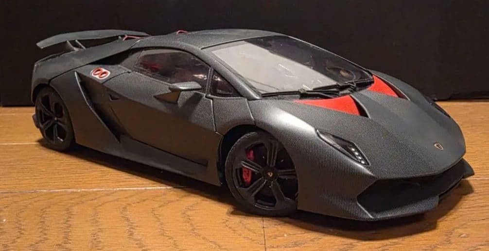 AUTOART LAMBORGHINI SEST ELEMENT CARBON GREY 1/18 #8fce87