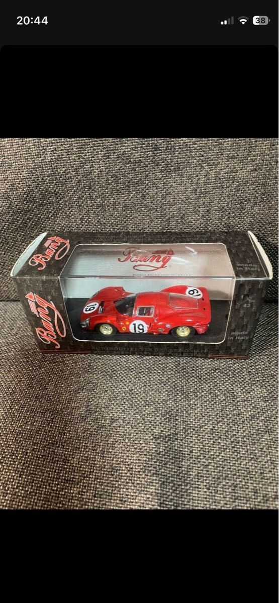 Ferrari 330 P4 Mini Car 1/43 Scale Red No.19 Bang Made in Italy 14Y+ JAPAN Ferrari 330 P4 Mini Car 1/43 Scale Red No.19 Bang Made in Italy 14Y+ JAPAN