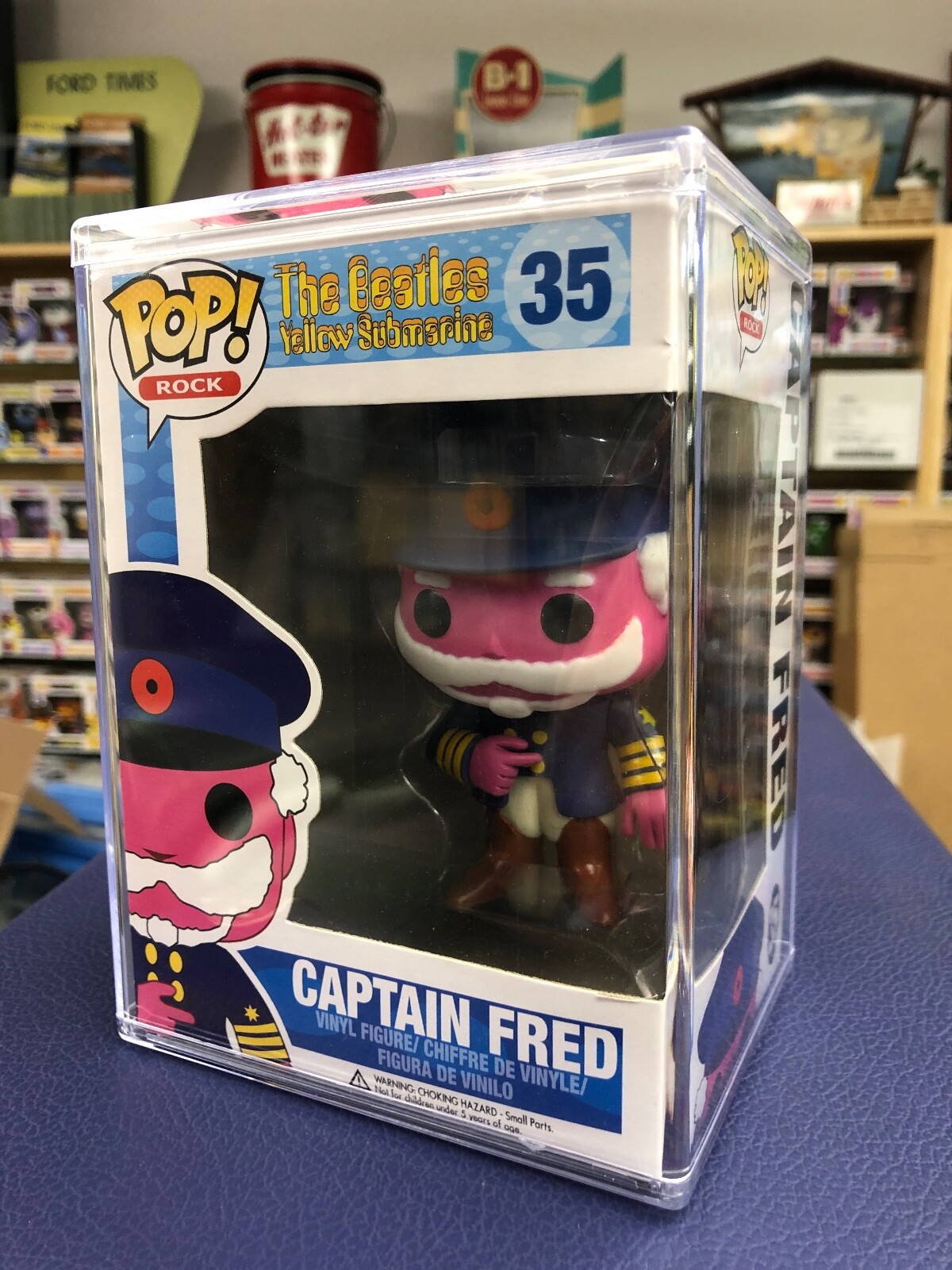 Funko Pop Rock The Beatles Yellow Submarine Captain Fred Prototype
