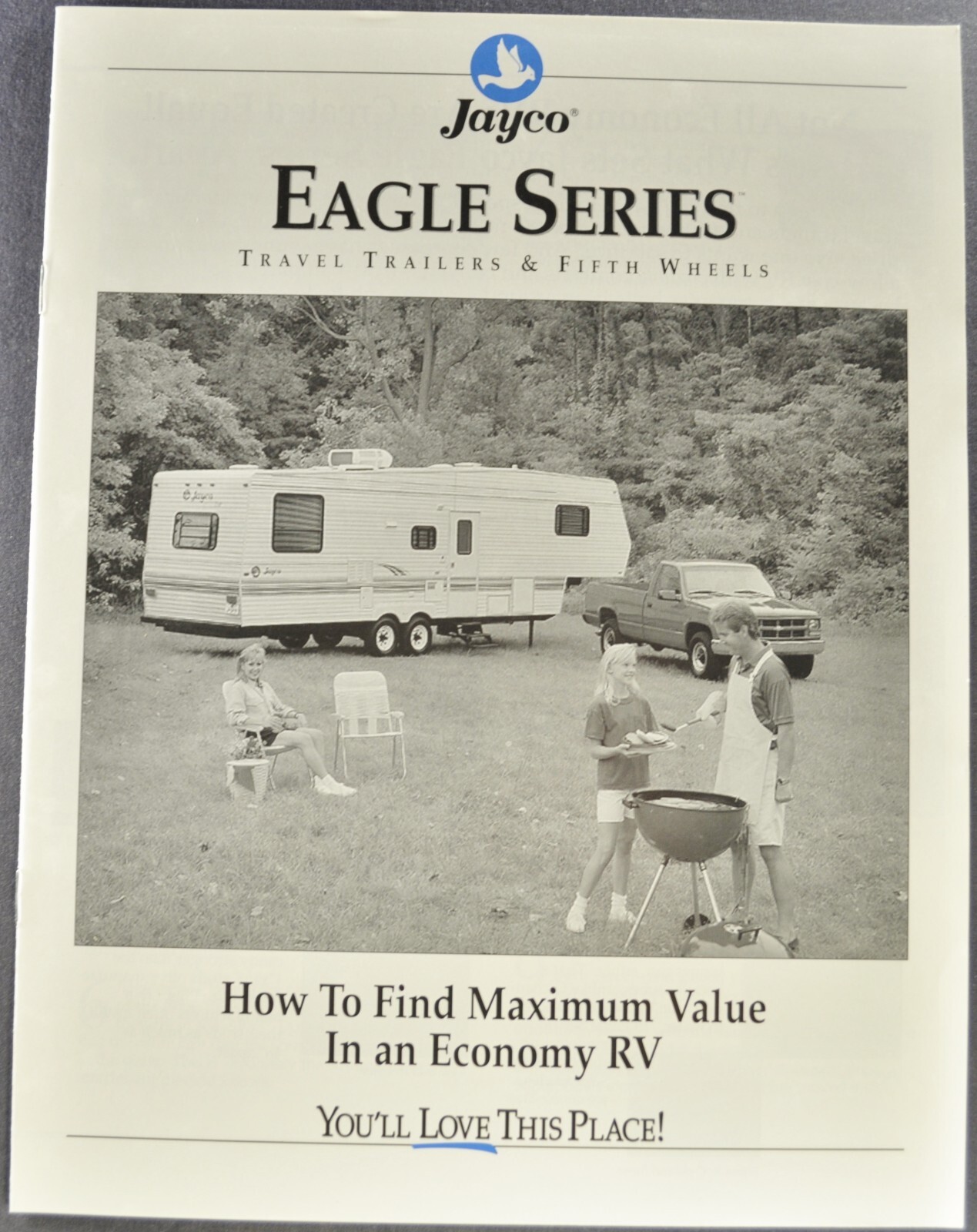 1996 Jayco Eagle Travel Trailer Brochure RV Camper Excellent Original 96 1996 Jayco Eagle Travel Trailer Brochure RV Camper Excellent Original 96