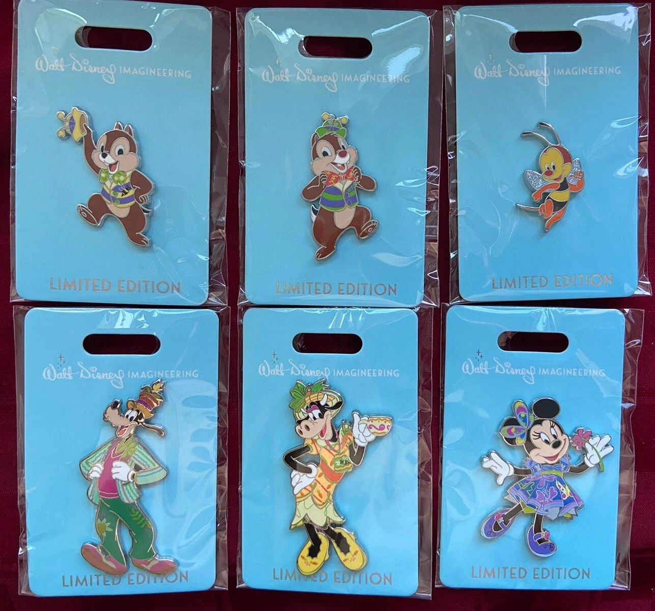 WDI MOG Spring Time Pin Set Disney Chip Dale Minnie Goofy Spike Clarabelle WDI WDI MOG Spring Time Pin Set Disney Chip Dale Minnie Goofy Spike Clarabelle WDI
