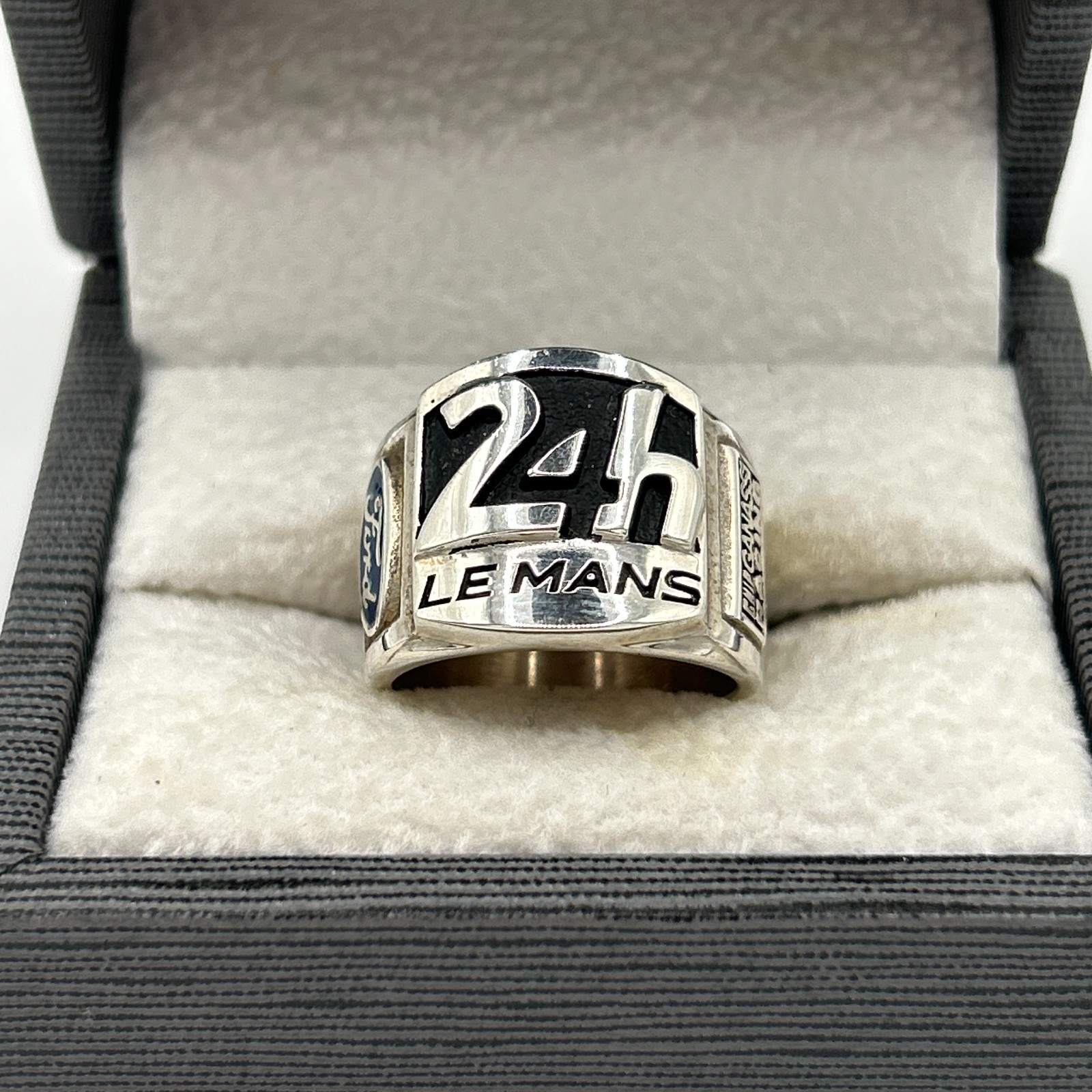Rare 2016 Le Mans 24h Ford GT Winner Ring .925 Sterling Silver Chip Ganassi Sz 6