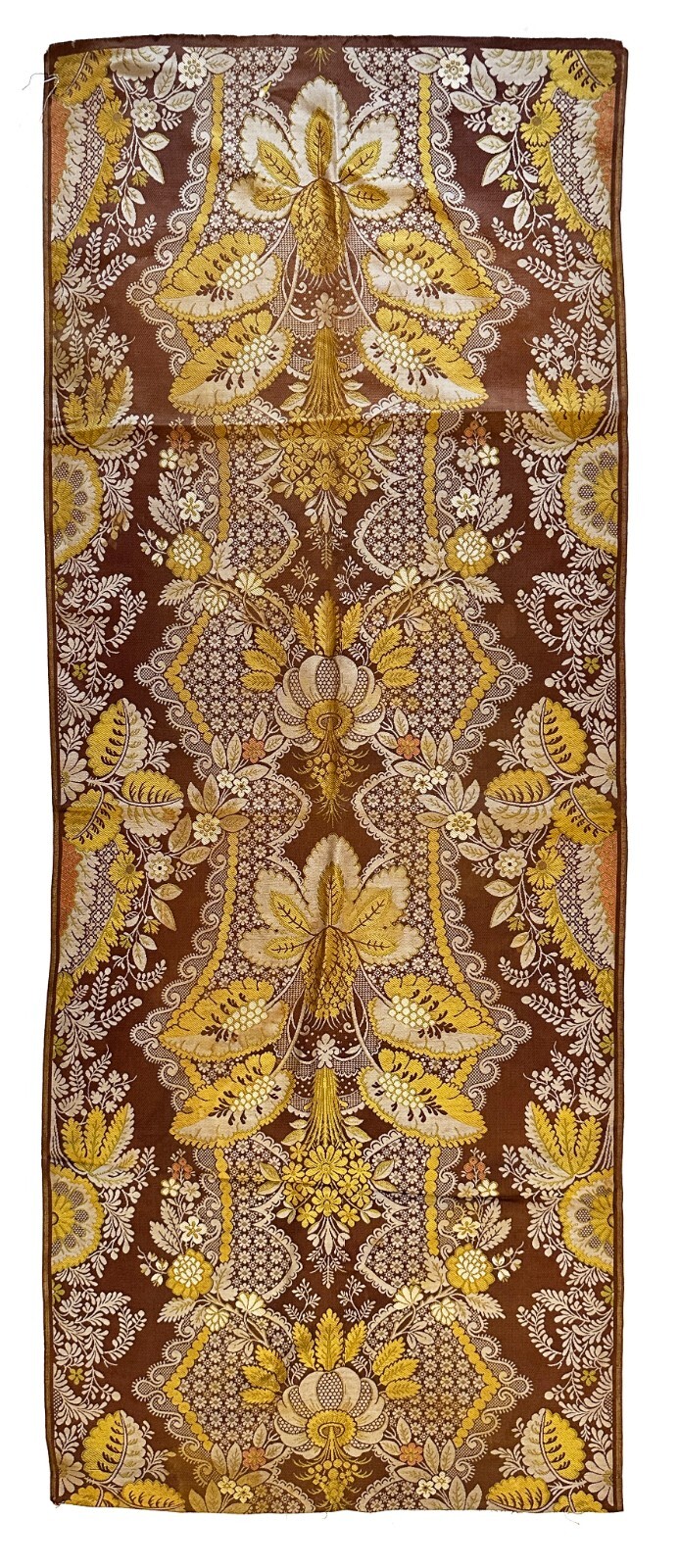 17th Century French Large Metallic Embroidery 17th Century French Large Metallic Embroidery