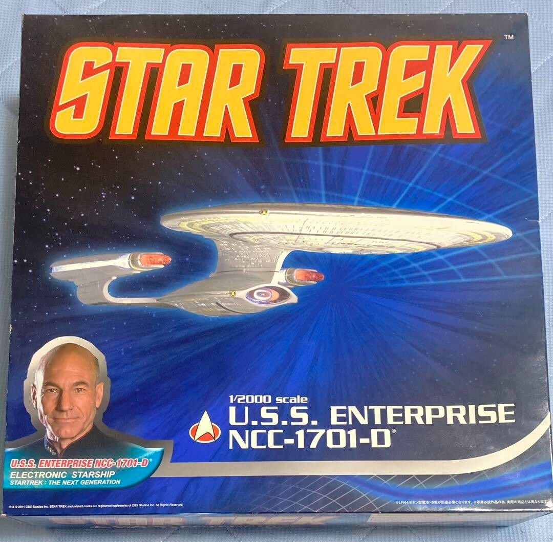 RARE Skynet Aoshima STAR TREK USS ENTERPRISE NCC-1701-D Japanese Exclusive used RARE Skynet Aoshima STAR TREK USS ENTERPRISE NCC-1701-D Japanese Exclusive used