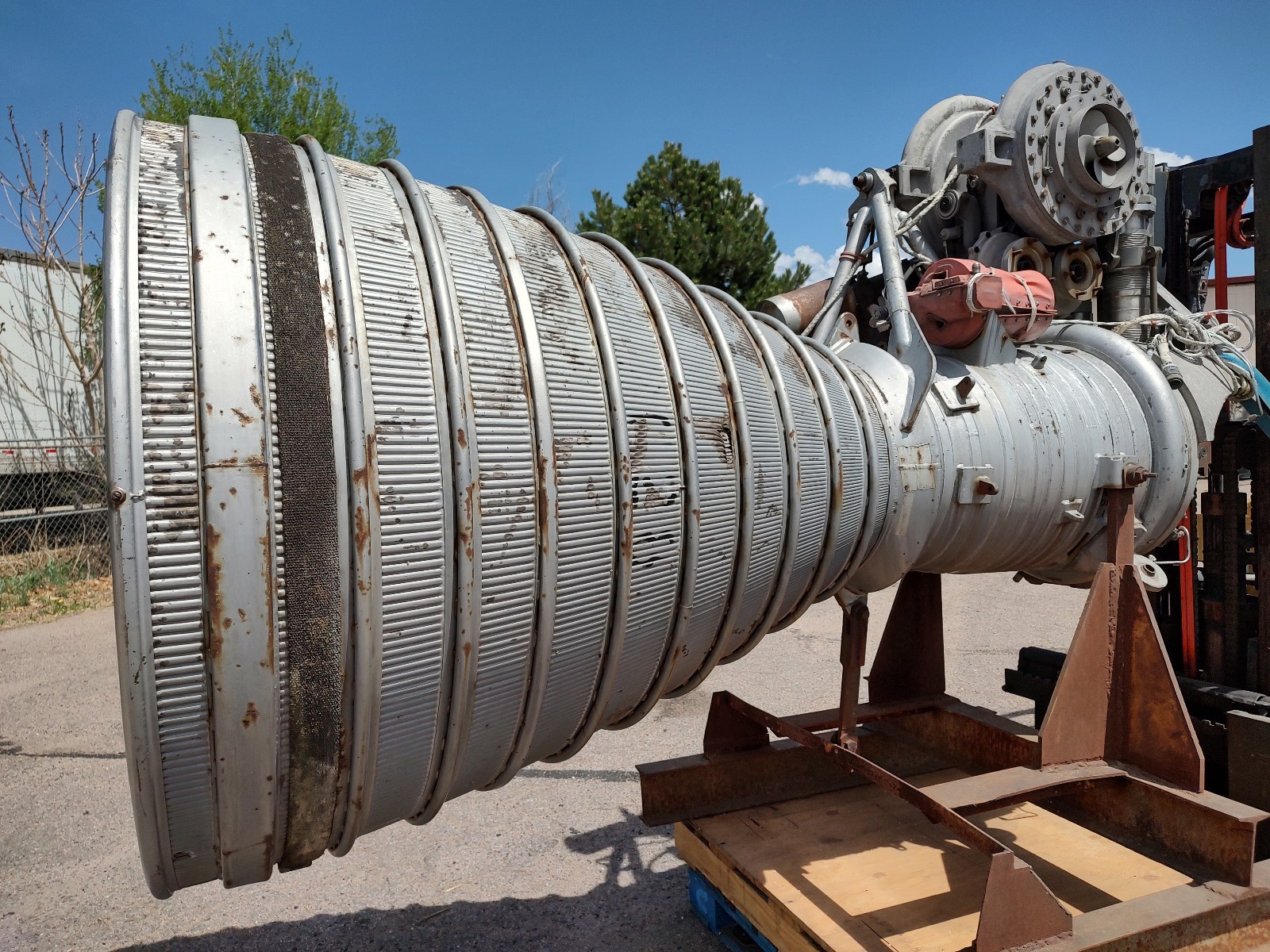 FOR MUSEUM Apollo Program/Skylab NASA Rocketdyne H-1A Rocket Engine Saturn 1B FOR MUSEUM Apollo Program/Skylab NASA Rocketdyne H-1A Rocket Engine Saturn 1B