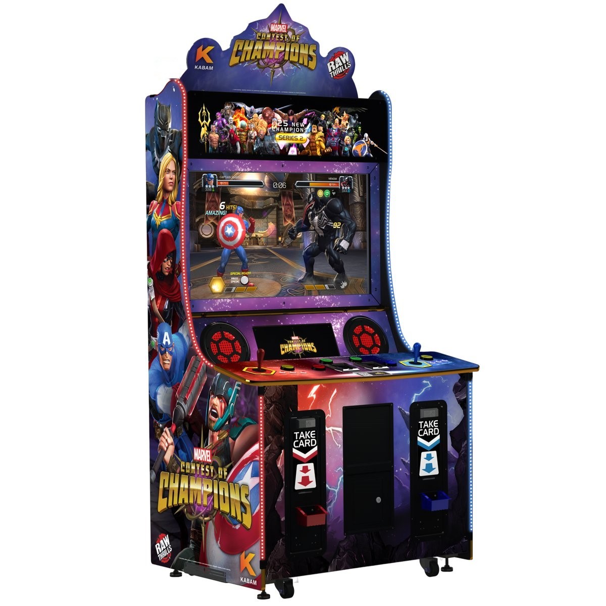 Raw Thrills Marvel Contest Of Champions Arcade Video Game Raw Thrills Marvel Contest Of Champions Arcade Video Game