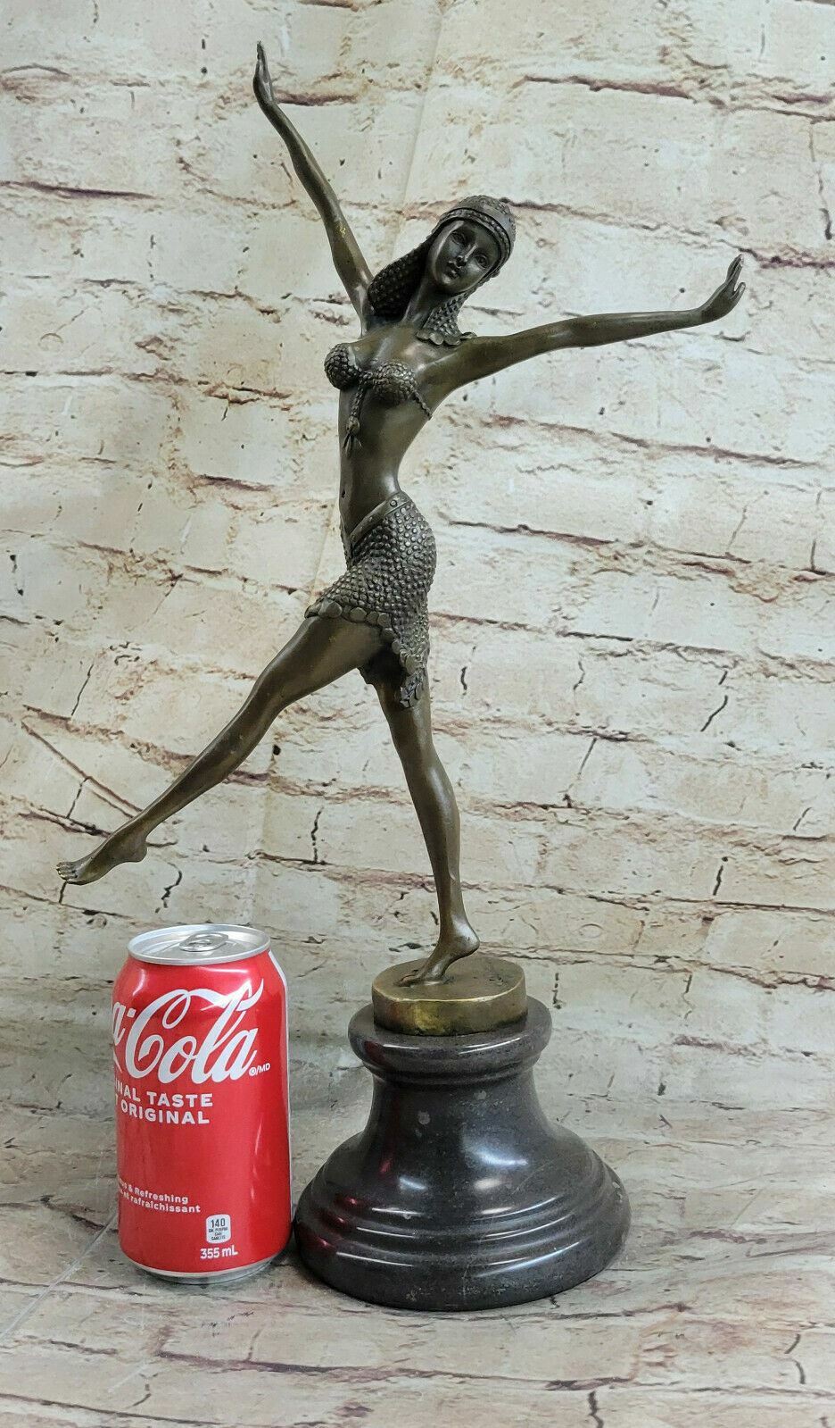 ART DECO DH CHIPARUS BRONZE SCULPTURE BREATHTAKING HAND SIGNED ARTWORK FIGURE