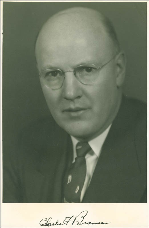 CHARLES F. BRANNAN - PHOTOGRAPH SIGNED CHARLES F. BRANNAN - PHOTOGRAPH SIGNED