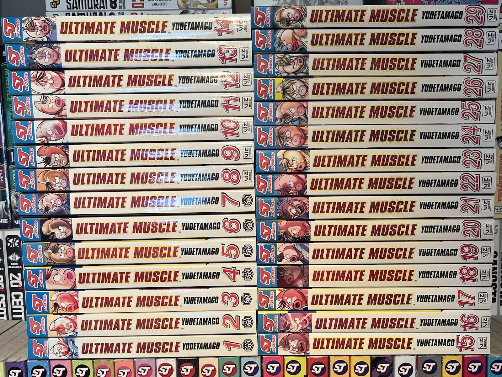Ultimate Muscle Manga Volumes 1-29 English VIZ Media Softcover Yudetamago Ultimate Muscle Manga Volumes 1-29 English VIZ Media Softcover Yudetamago