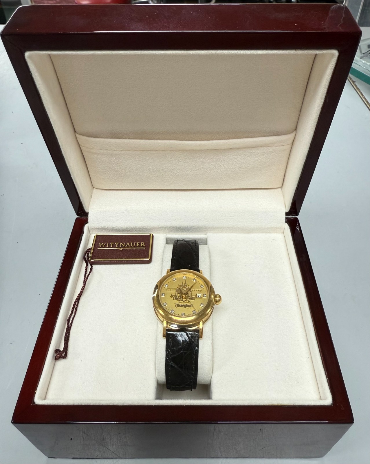 Disneyland's 50th Anniversary Commemorative Medallion Watch Disneyland's 50th Anniversary Commemorative Medallion Watch