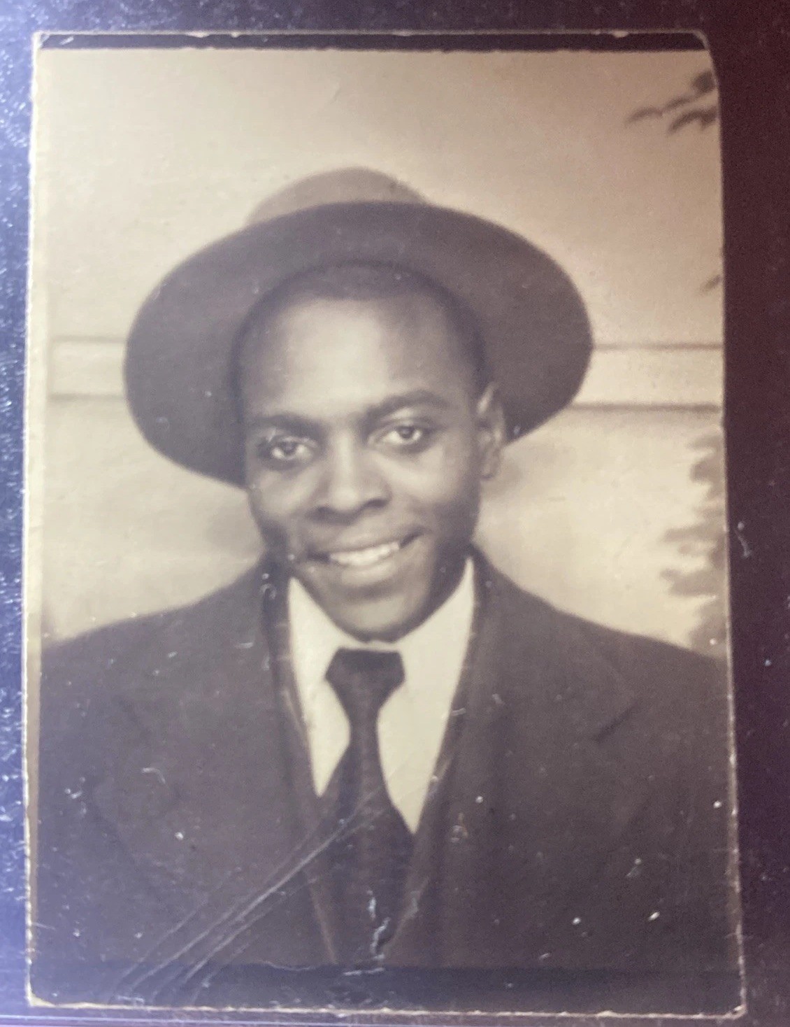Rare Studio Photo Portrait Of Street Musician Robert Johnson Blues Guitarist Rare Studio Photo Portrait Of Street Musician Robert Johnson Blues Guitarist