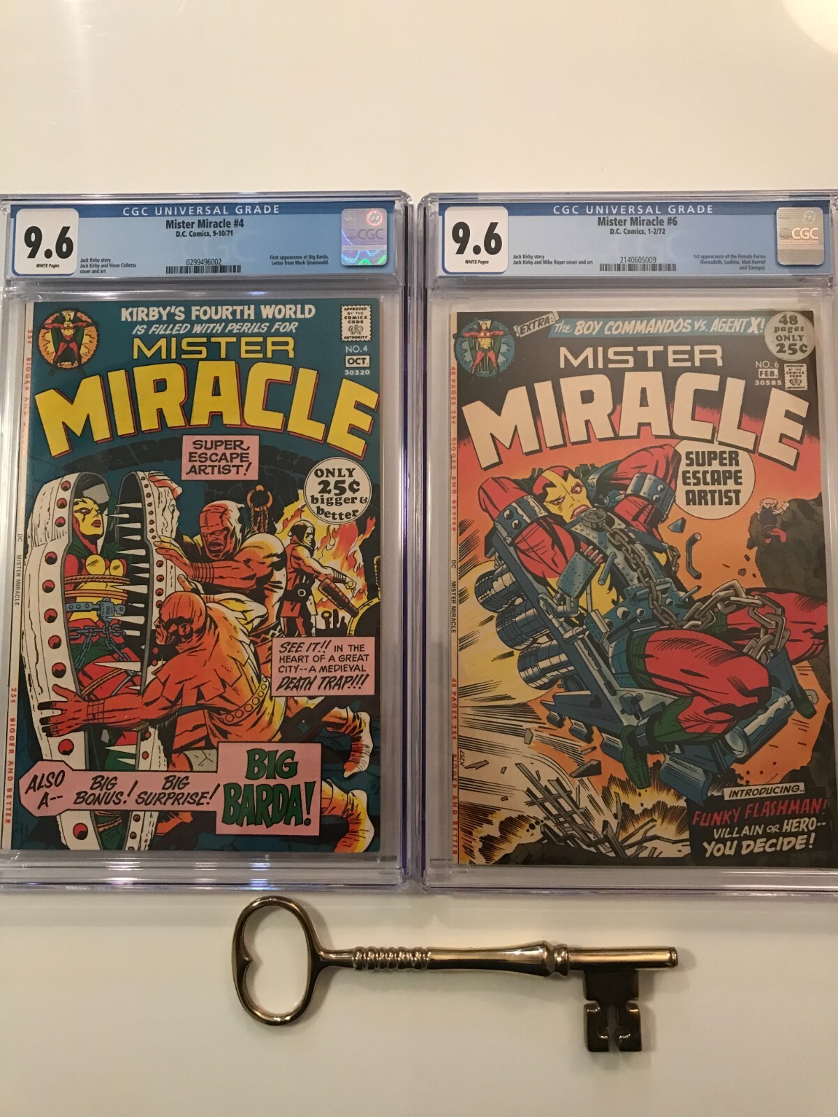 Mister Miracle #4  #6 CGC 9.6 1st appearance of Big Barda & Female Furies