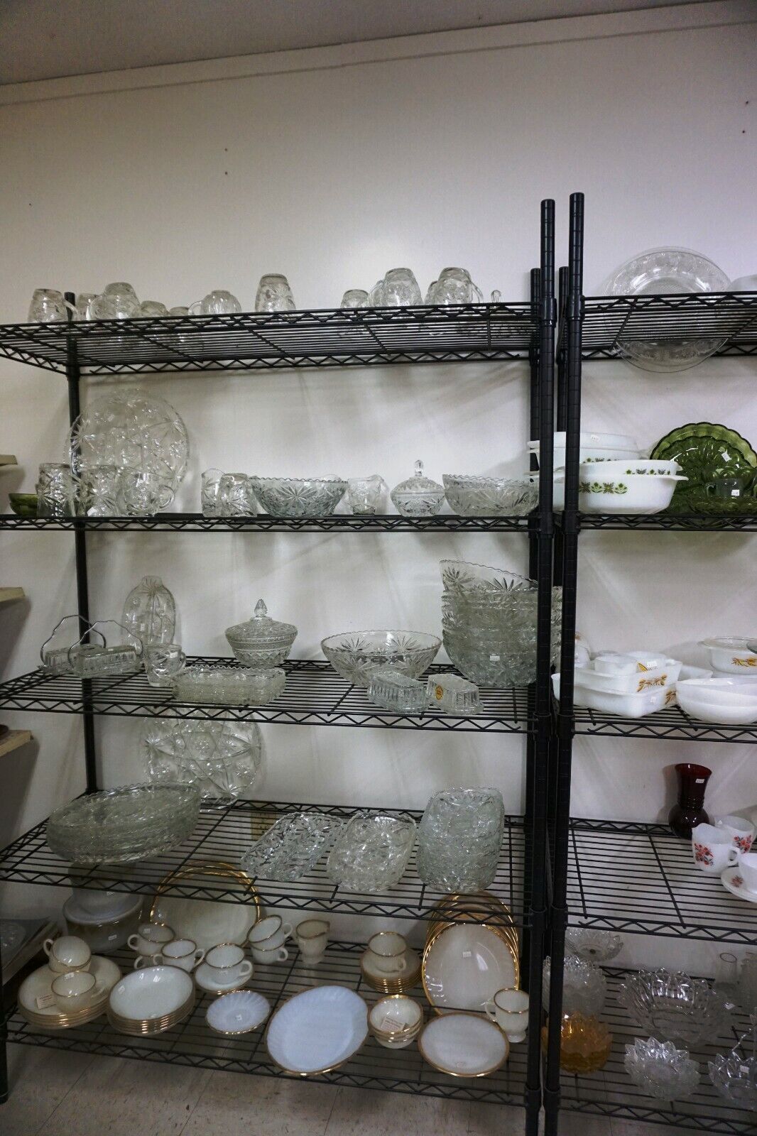 Inventory Closeout on 100's of Pieces of Collectible Glassware 