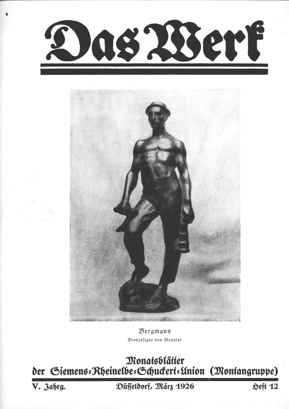 1926 3 The Plant Siemens Rheinelbe Schuckert Union 100th Birthday Miner Lime