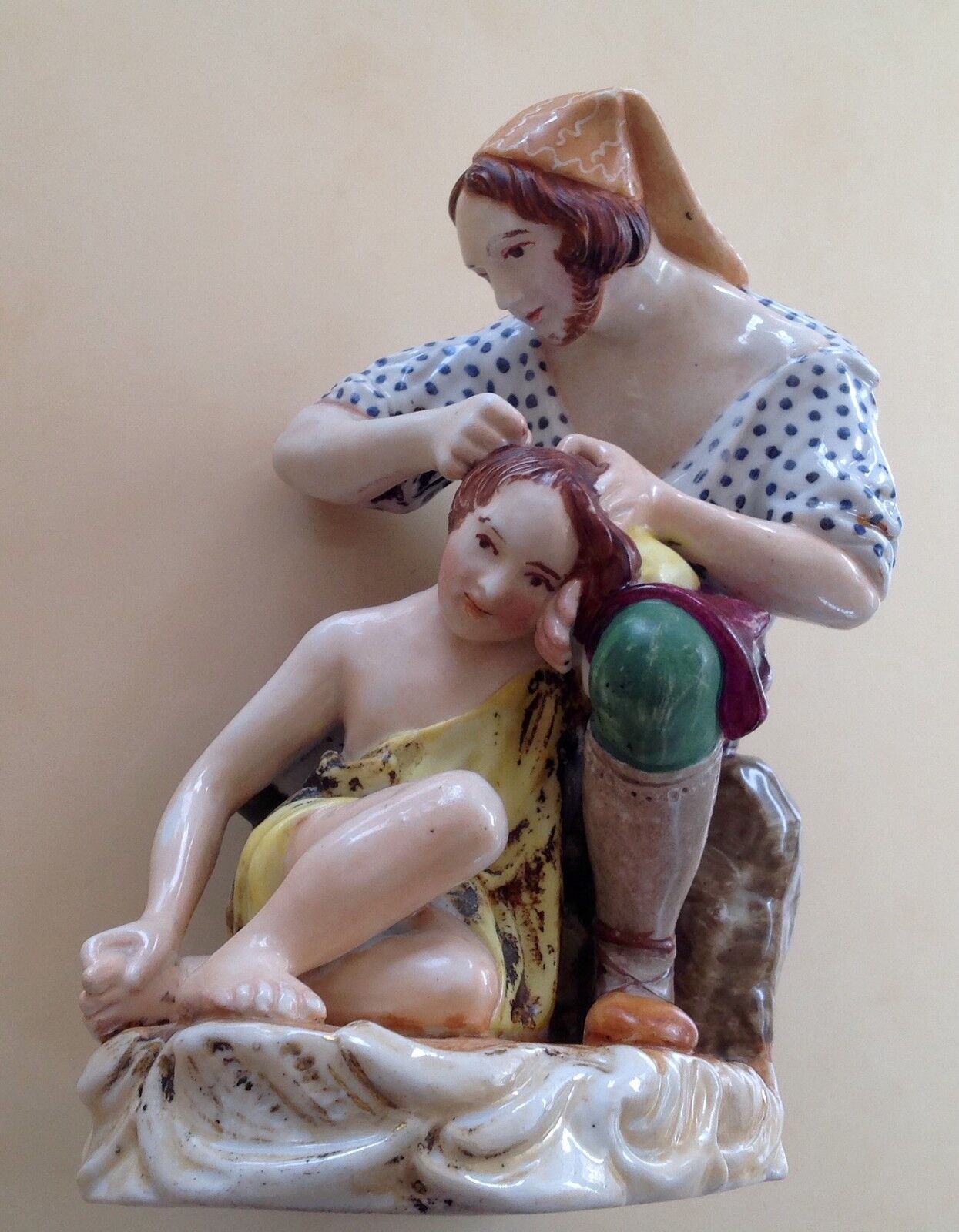 Antique Collectable Russian Porcelain Figurine Gardner 
