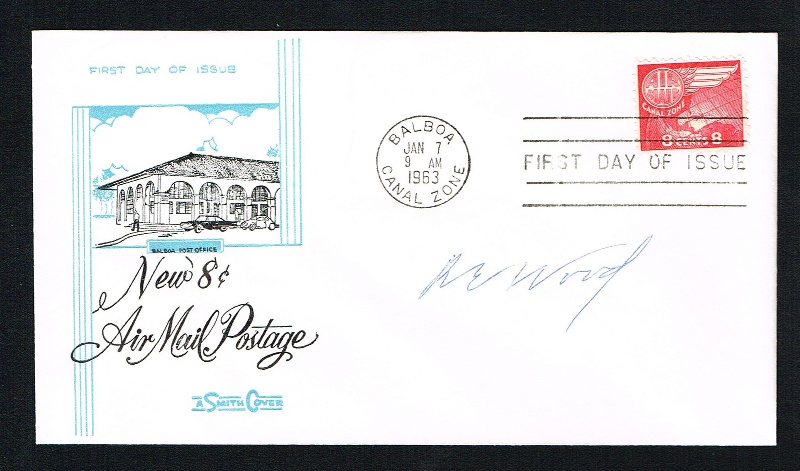 Robert E. Wood d 1969 signed autograph First Day Cover Sears VP Allstate Creator Robert E. Wood d 1969 signed autograph First Day Cover Sears VP Allstate Creator