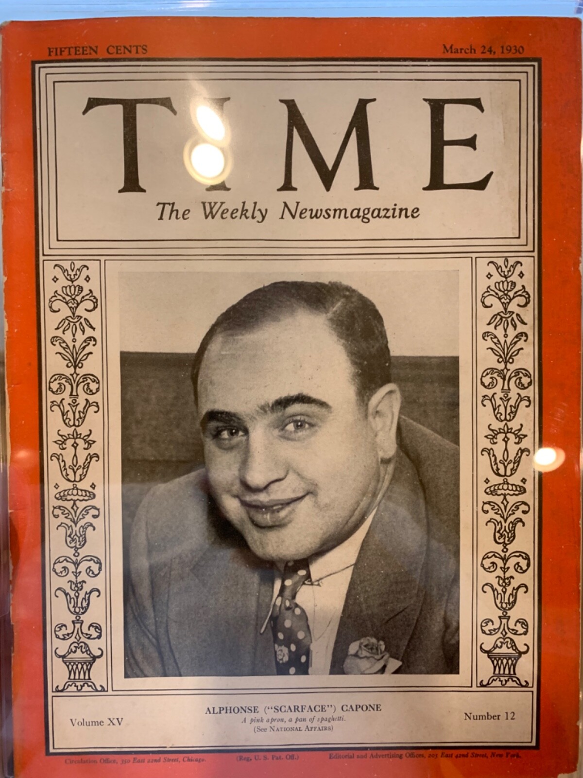 Rare Al Capone Time Magazine from 1931 - Mafia Mobster Gangster - CGC Graded c Rare Al Capone Time Magazine from 1931 - Mafia Mobster Gangster - CGC Graded c