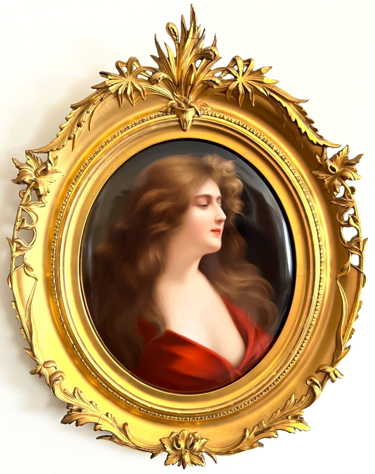 Magnificent Rare Monumental 19thC KPM Plaque Magnificent Rare Monumental 19thC KPM Plaque