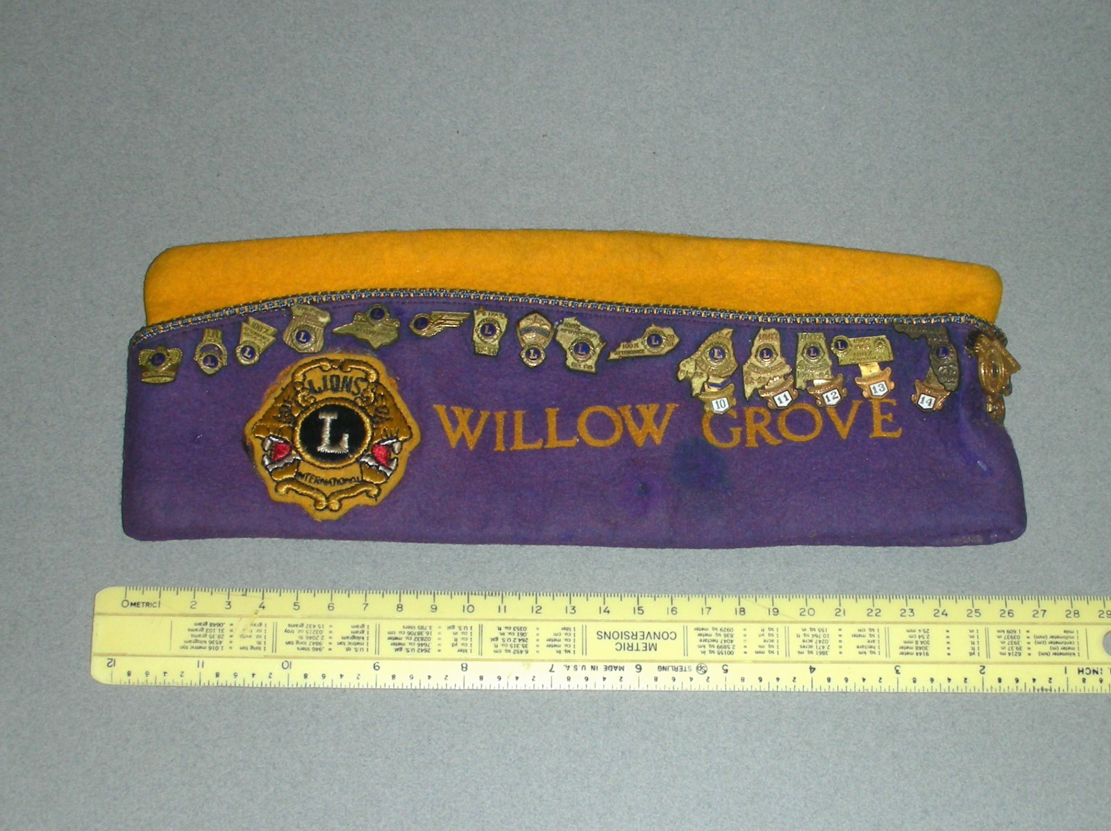 Vintage Lions Club Willow Grove PA Cap and Attendance Pins LOT (1952-1973) Vintage Lions Club Willow Grove PA Cap and Attendance Pins LOT (1952-1973)