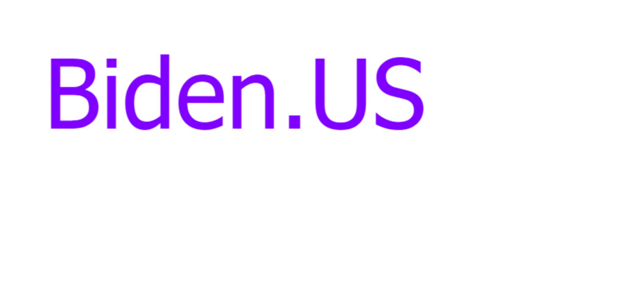 BIDEN.US Joe Biden for President 2024 Campaign Domain Name / Website BIDEN.US