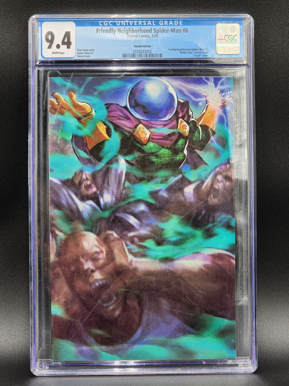 FRIENDLY NEIGHBORHOOD SPIDER-MAN #6 Virgin VARIANT CGC 9.4 1ST SPIDER-BITE FRIENDLY NEIGHBORHOOD SPIDER-MAN #6 Virgin VARIANT CGC 9.4 1ST SPIDER-BITE