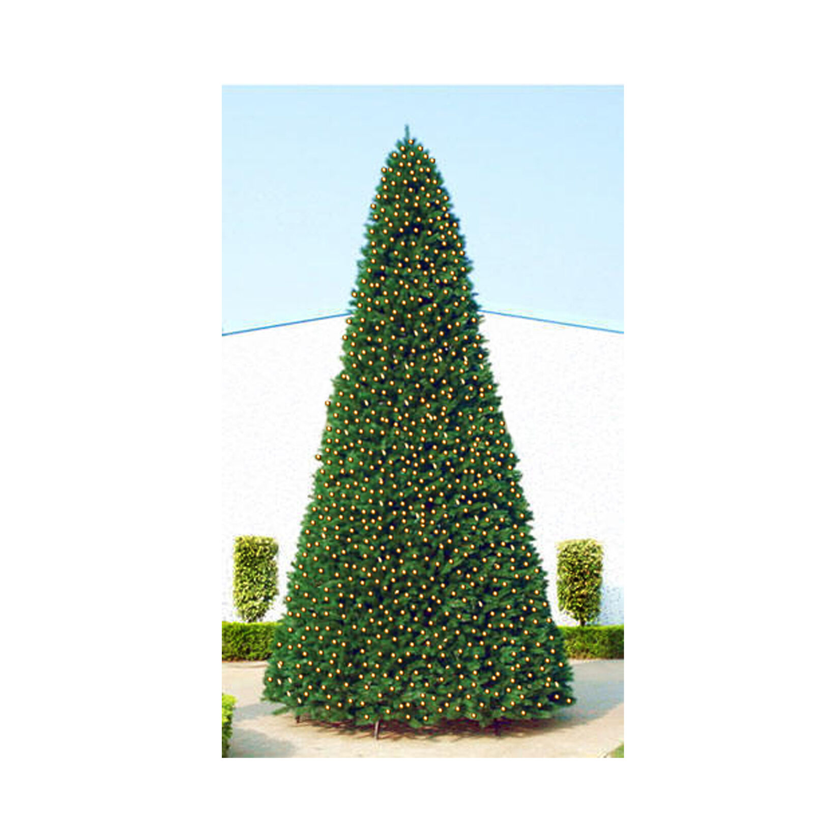 26.5' Pre-Lit Everest Fir Giant Commercial Tower Christmas Tree - Warm White C7
