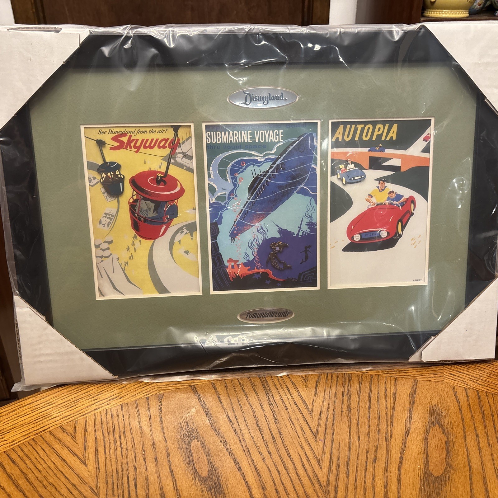 Disneyland 50th Tomorrowland Framed Pin Set Skyway Submarines Autopia LE1000 Disneyland 50th Tomorrowland Framed Pin Set Skyway Submarines Autopia LE1000