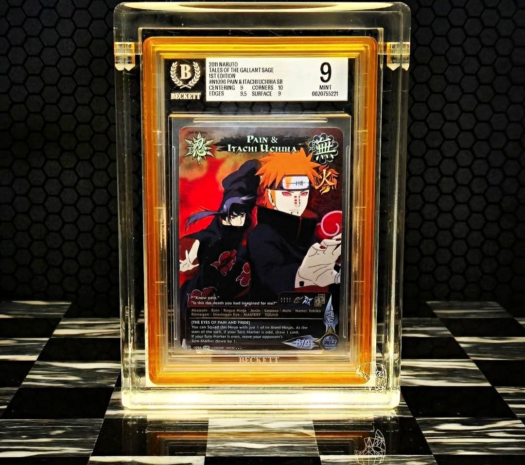 Bandai Naruto 2011 Tales Gallant Sage 1st Ed N1096 Pain & Itachi ALT Art BGS 9 Bandai Naruto 2011 Tales Gallant Sage 1st Ed N1096 Pain & Itachi ALT Art BGS 9