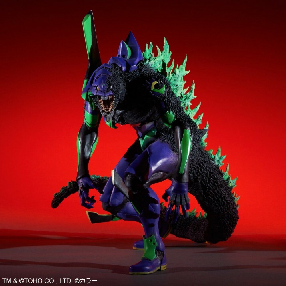 X-Plus Godzilla vs Evangelion Unit 1 G Awakening Form Figure Toho 30cm Series X-Plus Godzilla vs Evangelion Unit 1 G Awakening Form Figure Toho 30cm Series