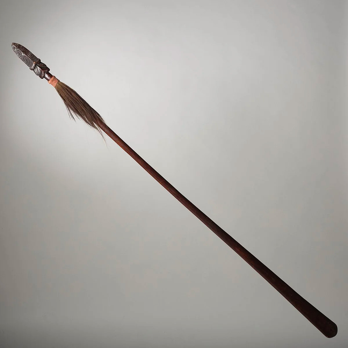 Antique 18th Century Māori Taiaha New Zealand Fighting Staff Weapon 76” Antique 18th Century Māori Taiaha New Zealand Fighting Staff Weapon 76”