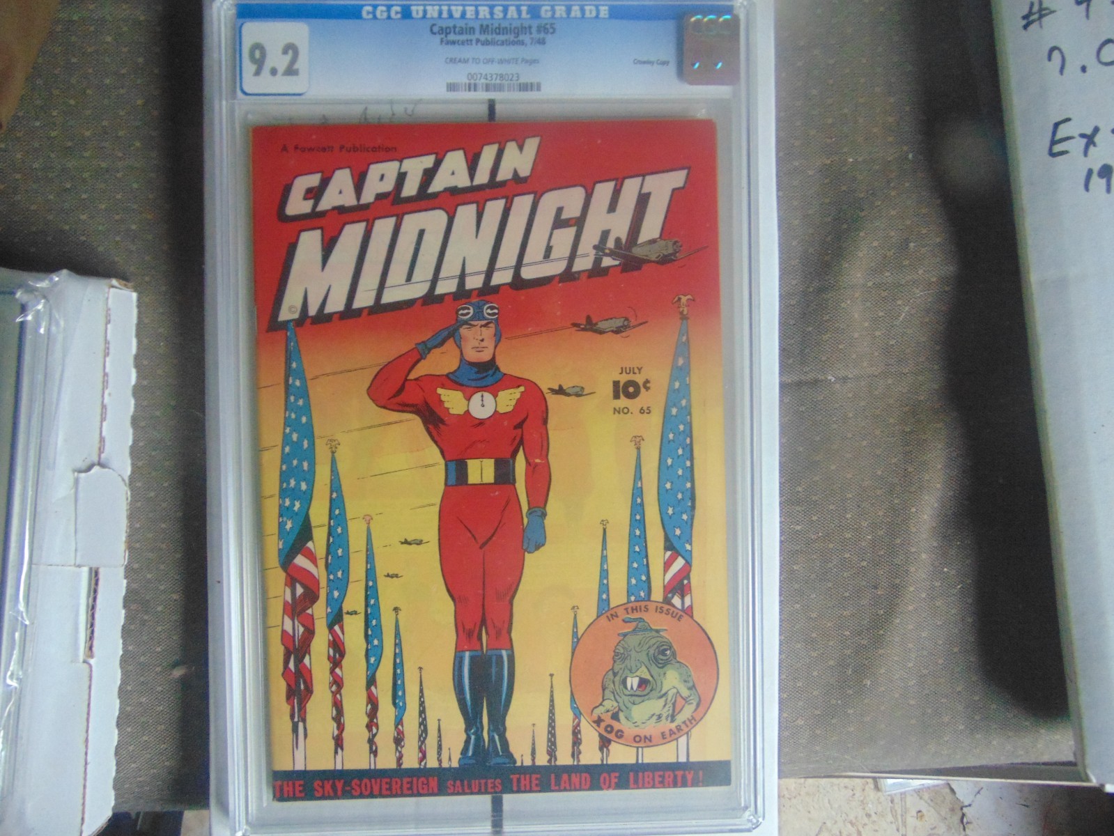1948 Captain Midnight # 65 cgc 9.2 1948 Captain Midnight # 65 cgc 9.2