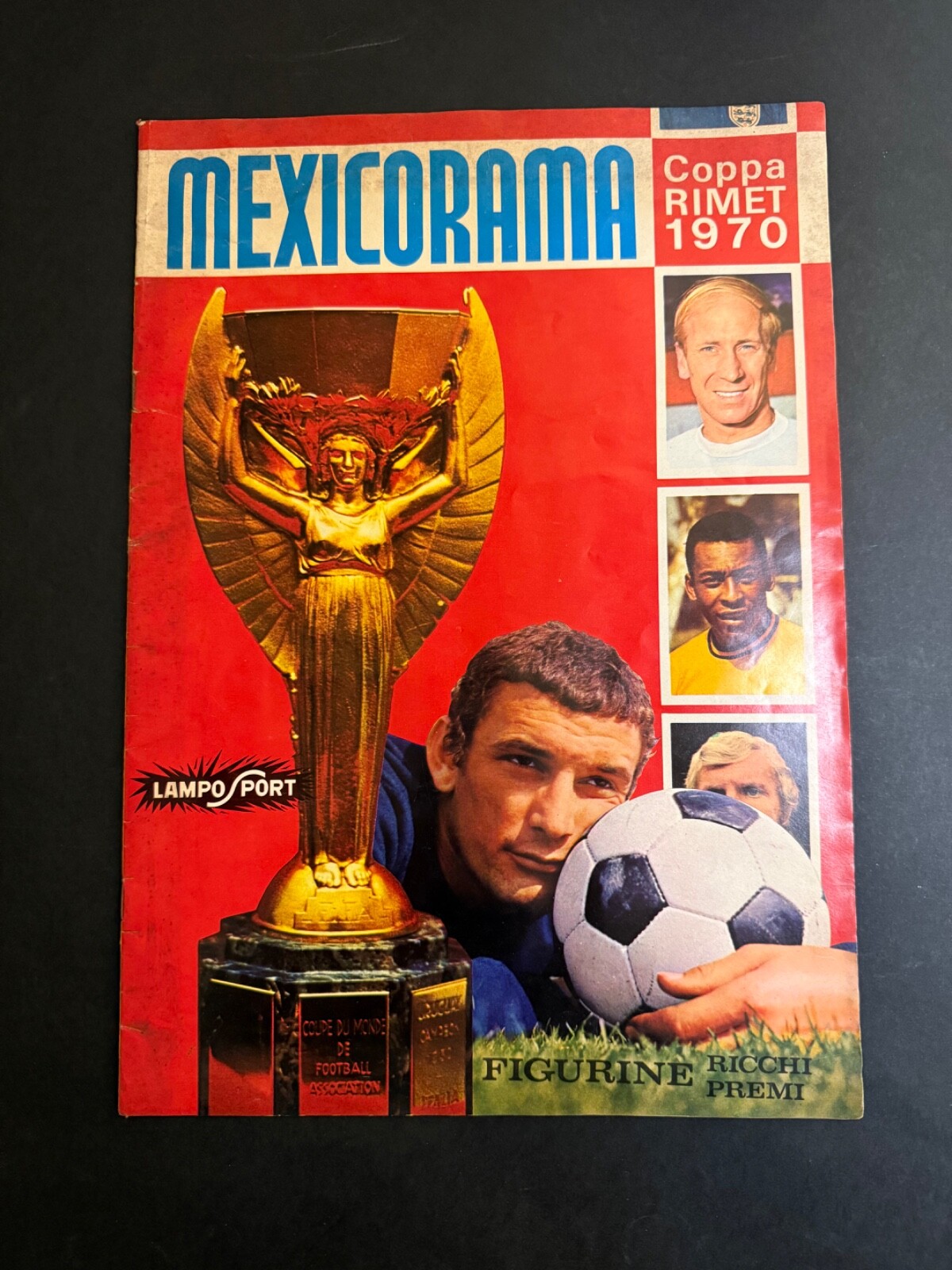 Empty Album World Cup Mexicorama Lampo Coppa Rimet 1970 Very Rare Empty Album World Cup Mexicorama Lampo Coppa Rimet 1970 Very Rare
