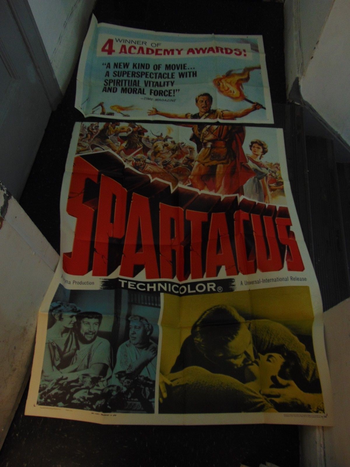 Kirk Douglas Spatacus Original 3-Sheet Movie Poster N2436 Kirk Douglas Spatacus Original 3-Sheet Movie Poster N2436