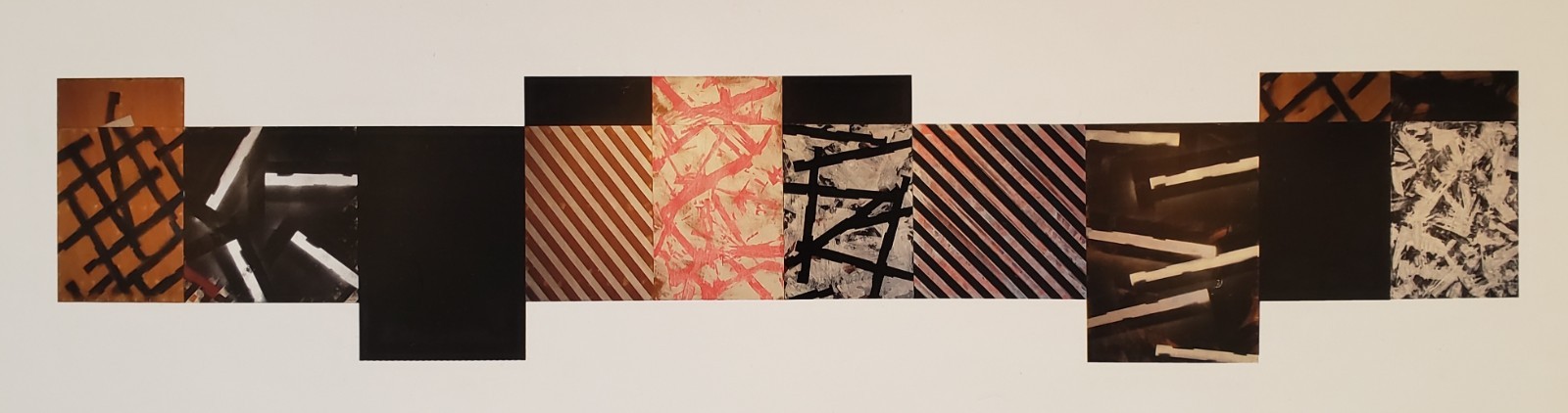 Ed Moses DBL Cro 1981 Acrylic on Mahogany 22' X 4.5' Abstract Masterpiece Ed Moses DBL Cro 1981 Acrylic on Mahogany 22' X 4.5' Abstract Masterpiece