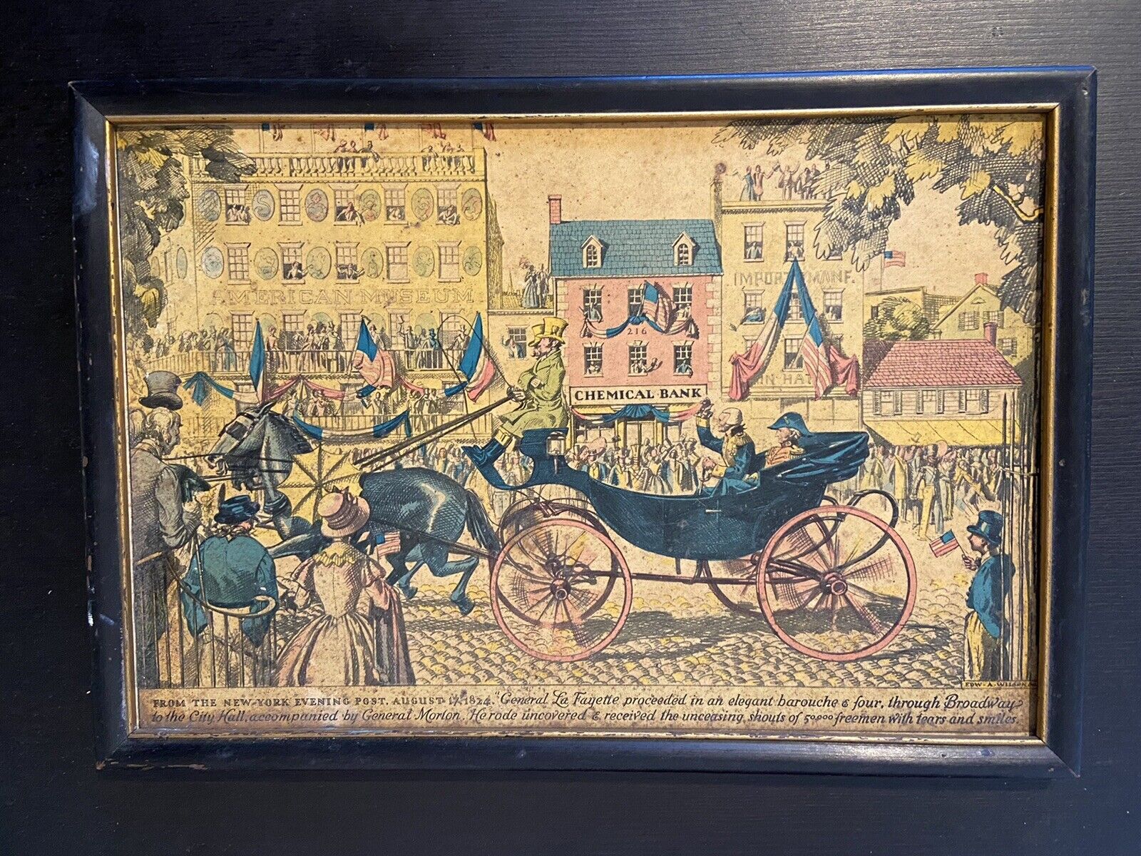 Vintage Established 1873 Picture Framer --Picture from The New York Evening Post