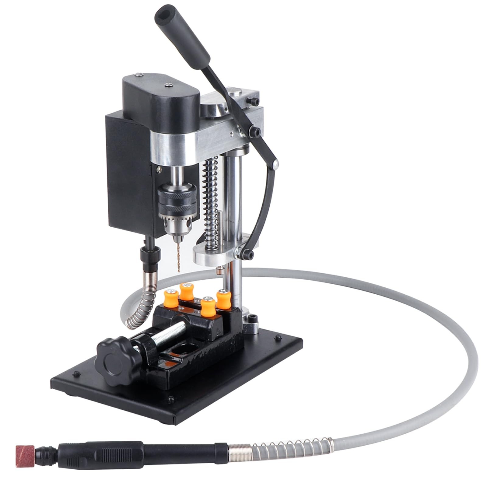 Mini Drill Press, Benchtop Drill Press, Portable Electric Drilling Machine,Wi...