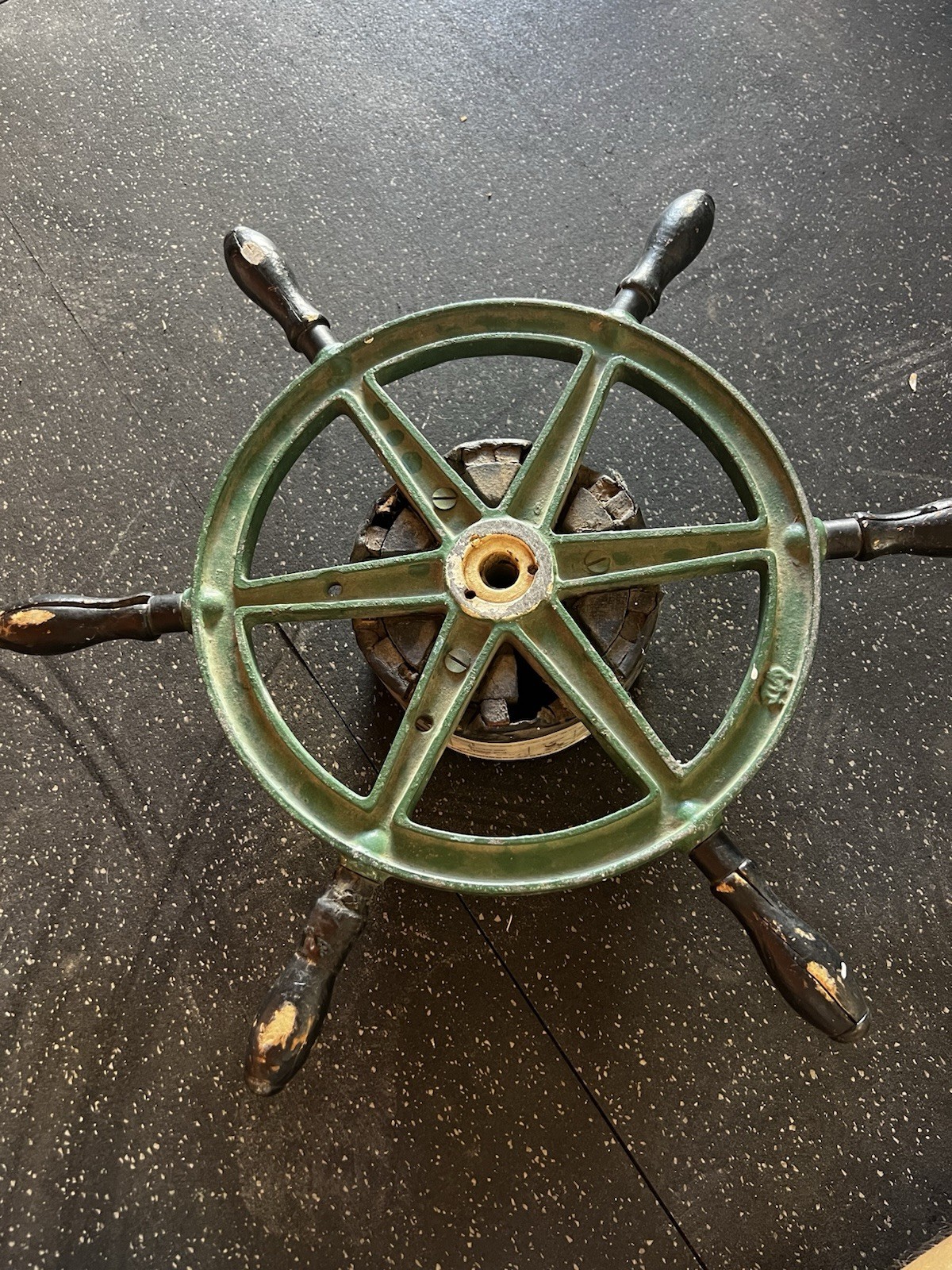 Disneyland Jungle Cruise Ride Original Boat Steering Wheel