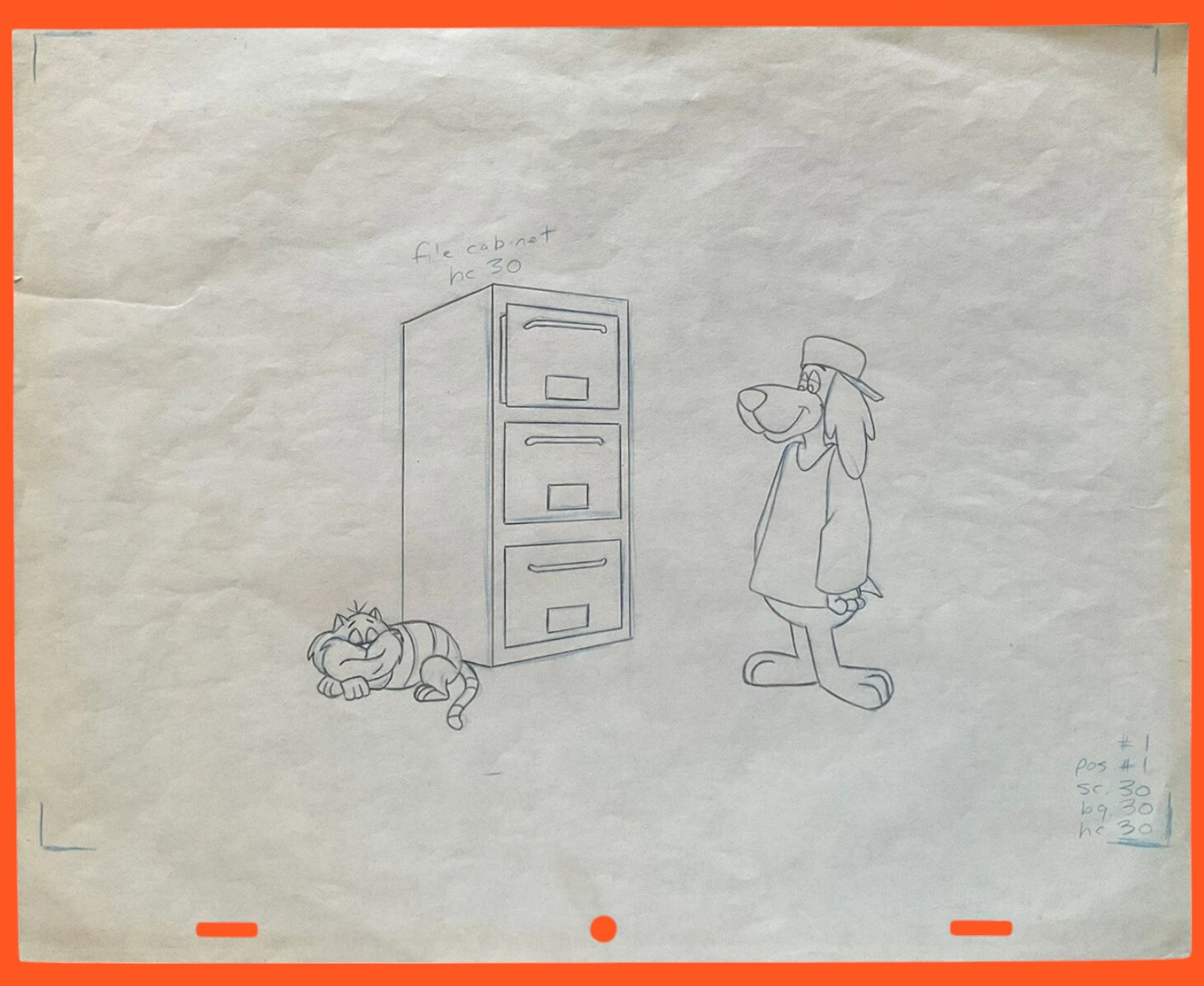 Hong Kong Phooey Animation Original Layout Drawing 1974 Hanna Barbera Penry Hong Kong Phooey Animation Original Layout Drawing 1974 Hanna Barbera Penry