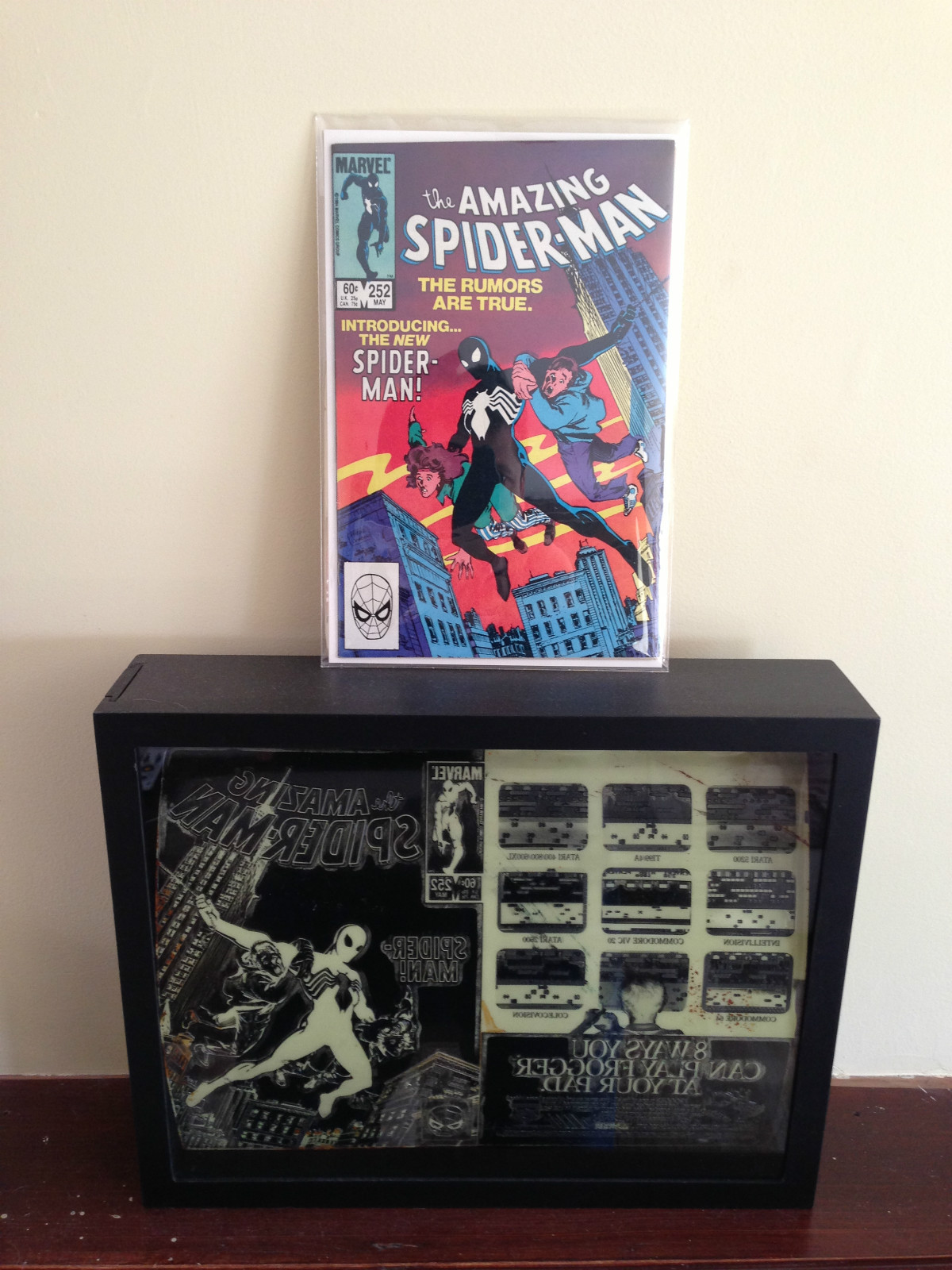 Amazing Spider-Man 252 Cover Printing Plate, 1st Venom Amazing Spider-Man 252 Cover Printing Plate, 1st Venom