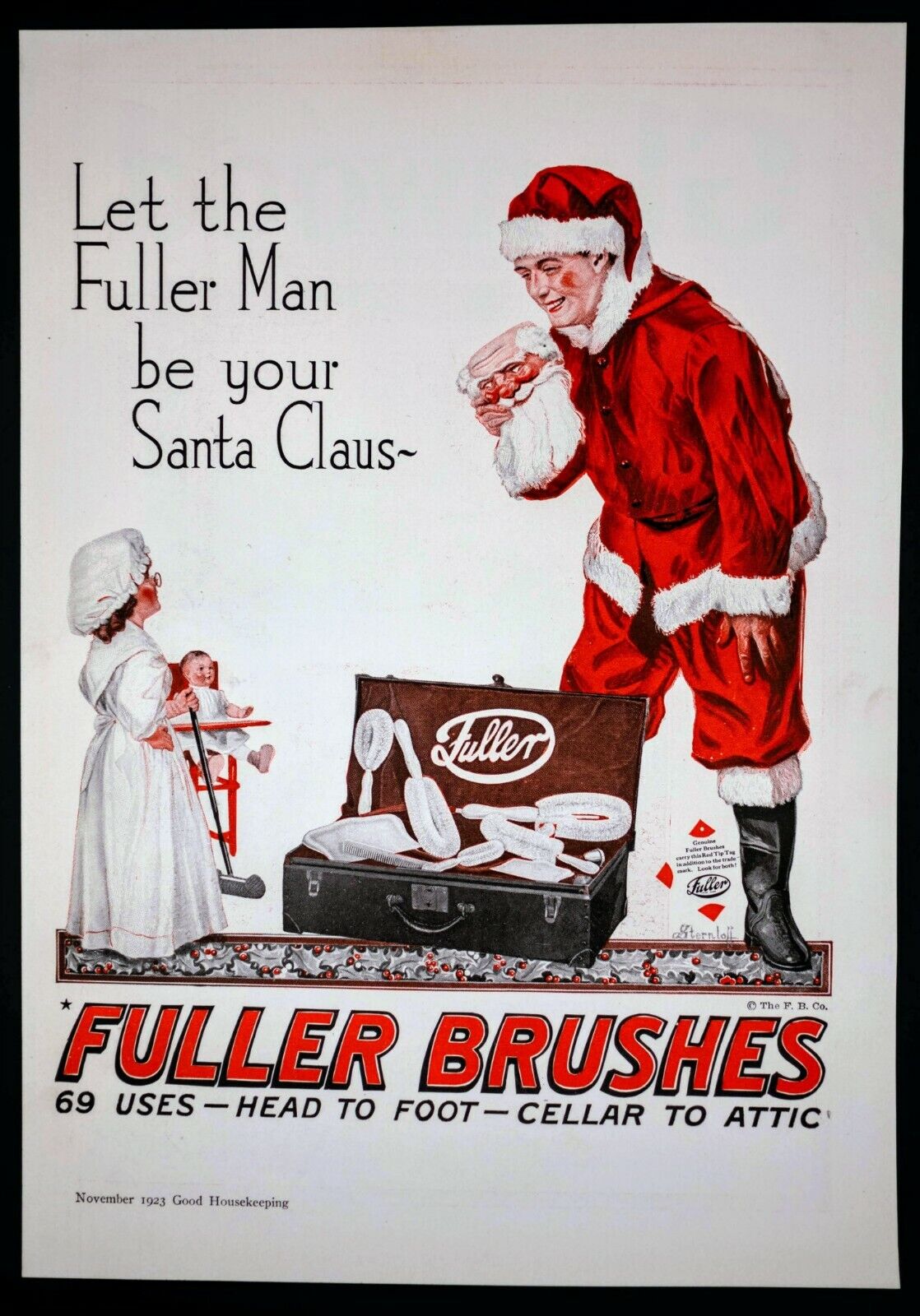 1923 Fuller Brushes Ad in Good Housekeeping: 