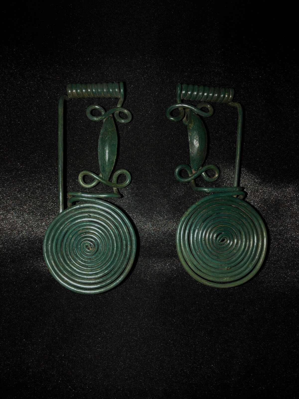 Ancient Bronze Fibulae Exceptional Matched Pair 1200-800 BCE Hallstatt Culture Ancient Bronze Fibulae Exceptional Matched Pair 1200-800 BCE Hallstatt Culture